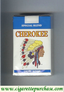 Cherokee Light kings cigarettes Special Blend